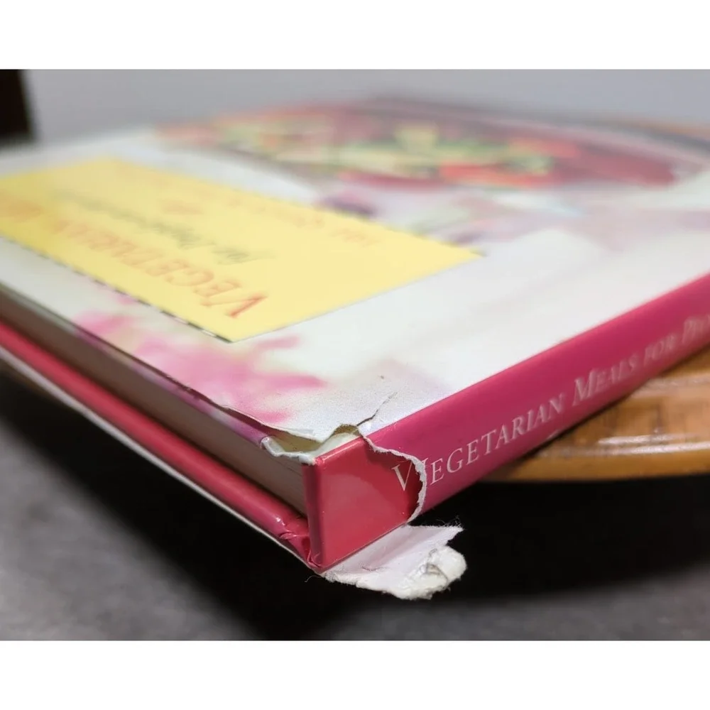 2002 Vegetarian Meals‎ For People On The Go by Vimala Rodgers VTG HC 101 Recipes